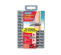 Plasplugs Lot de 50 pinces de fixation de vis professionnelles Pour plaque de plâtre, cloison sèche