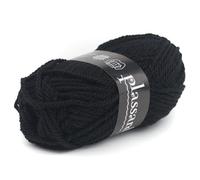 Plassard Laine à Tricoter Datcha 516 Noir 50% Laine