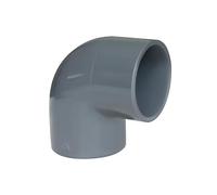 Plasson Girpi Coude à Pression, PVC, 90° à Coller, 40mm Diamètre