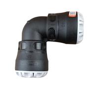 Plasson - Raccords PEHD encliquetables - Coude 90° encliquetable Ø40 tube PEHD - Série 1 -