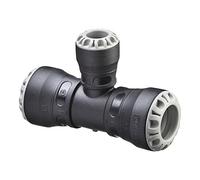 Plasson - Raccords PEHD Plasson encliquetables - Té réduit 90° encliquetable Ø32x25x32 tube PE - Série 1 - Plasson