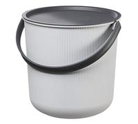 Plast Team Akita Seau de Rangement recyclé 53 l Gris/Noir 59020600