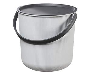 Plast Team Akita Seau de Rangement recyclé 53 l Gris/Noir 59020600