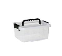 Bac de rangement avec couvercle et poignée 11,5 litres