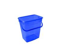 Plast Team Boîte de rangement pour poudre à lessive avec couvercle, 6 L, bleu