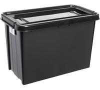 plast team Boîte de rangement PROBOX RECYCLE 70 litres noir