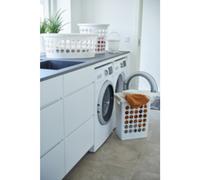 PLAST TEAM Panier à linge SPRINGFIELD, 25 litres, rond,blanc