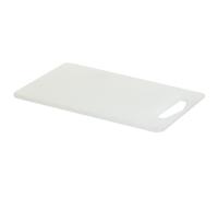 PLAST TEAM Planche à découper avec rainure à jus, blanc