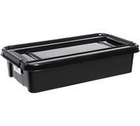 plast team PROBOX RECYCLE Bettroller 31 litres boîte et couvercle noir