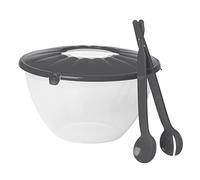 Plast Team Saladier avec Couverts, Polypropylène, Castle Rock, 30 x 30 x 30 cm