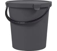 plast team Seau à cueillir avec couvercle 5 litres gris foncé