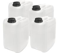 plasteo 4x 5 litres DIN 45 canettes de boisson et d'eau | Sécurité alimentaire
