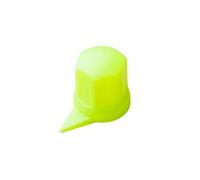 PLASTEX Cache vis Jaune FI 33 NÉON, indicateur de desserrage d'écrou de Roue 33 mm pour camionnette et Tracteur agricole, Protection Anti-Corrosion réutilisable