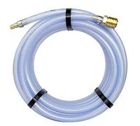 PLASTFLEX TX (SET) ø intérieur 13mm (1/2 pouce), longueur 15m - tuyau d'air comprimé avec raccord d'air comprimé et raccord instantané, raccord 7.2, tuyau de compresseur, flexible, transparent