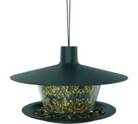 plastia 160-6970115 Mangeoire pour oiseaux Finch ant plastique Silo Ø 28cm, noir