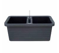 Plastia 1909728024 Berberis Duo Bac d'arrosage Anthracite 78 x 39 x 35 cm
