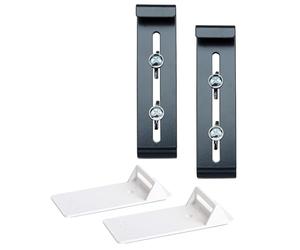 Plastia Fixpot Accroche Jardinière Invisible et Robuste - Support Balconnière pour Tous Les Rebords de Fenêtre, 2 pcs Anthracite