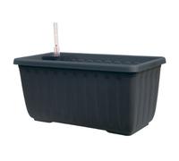 Plastia jardinière à réserve d’Eau Siesta LUX 100x20x19 Anthracite