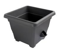 Plastia - Pot à réserve d’Eau Bergamot 30 x 30 cm, Anthracite