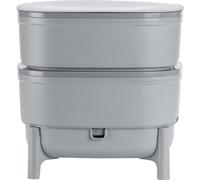 PLASTIA s.r.o. Lombricomposteur ECO, recyclé gris