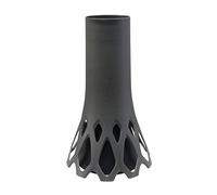 Plastia Vase funéraire en Rosetta 1 L avec Socle Poids, Noir