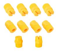 Plastic 1/8,1/4, 3/8, 1/2BSPT Flat Fan Spray Tip 65°-110 ° Nozzles, Water Spray Flow Rate of 5 liters per Minute