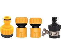 Plastic 3/4 Inch Garden Hose Quick Connector, 19mm Hose Repair Joint, Water Irrigation Hose Fitting, 1 Piece(D 1pcs)