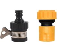 Plastic 3/4 Inch Garden Hose Quick Connector, 19mm Hose Repair Joint, Water Irrigation Hose Fitting, 1 Piece(C 1pcs)