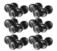 Plastic Accordion Button Covers, Accordion Key Cap Cover Replacement Buttons for Accordions, Black 15 mm Flat 40pcs, Reduced Accidental Touches, Low Noise, for Repair