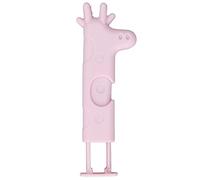 Plastic Bag Sealing Clips | Strong Clamp | Kitchen Storage (Giraffe Seal-Pink)