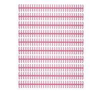 PLASTIC BINDING COMB DURABLE WEAR RESISTANT 10MM 30 HOLE CUTTABLE LOOSE LEAF BINDING SPINE FOR STUDENT OFFICE (Pink)