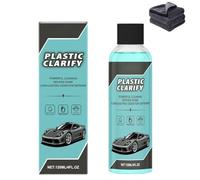 Plastic Clarify for Cars, Plastic Restorer for Cars Exterior, Multifuncional Interior Cleaner for Waterless Car, Detailing Spray, Faded Plastics (1PCS)