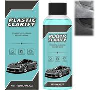 Plastic Clarify for Cars, Spray Wax & Detailer sans eau, Agent de remise à neuf de pièces en plastique,Nettoyant de polissage restaurateur de cuir en caoutchouc tout-en-un pour intérieurs (1 pièces)
