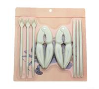 Plastic Crab Cracker Set 2pc Crack Legs Easy(green)
