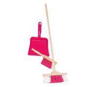 Plastic Dustpan, Handbroom and Broom