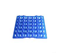 Plastic Egg Tray 30 Count Stackable Red(30 pieces (blue)) | Holds 30 eggs securely, prevents breakage, stackable design, red plastic, farm transport