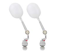 Plastic Float Valve 2 Pack | G1 / 2 Thread Auto Fill for Horse Troughs/Cattle Water Containers | Sturdy 32cm Water Level Control with Thickened Float