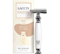 Plastic Free, Skin-Friendly And Eco-Friendly Resin Wet Shaving Safety Razor I Razor For Men And Women I Razor With 5 Blades Yvu