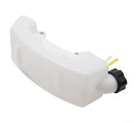 Plastic Fuel Tank 1L for 43cc 49cc 52cc Brush Cutter White 1 Liter Tank with Cap for 55cc Engine Replacement Bottle 22cm for Multi-Tool Saw 1000ml Plastic Tank for Garden Trimmer Fuel Reservoir with