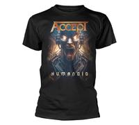 Plastic Head Accept Humanoid Band Logo T Shirt M Black