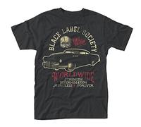 Plastic Head Black Label Society Hell Riding Hot Rod T-Shirt pour Homme, Noir, XL