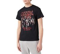 Plastic Head Cannibal Corpse Butchered at Birth 2015 T-Shirt, Noir, M Homme