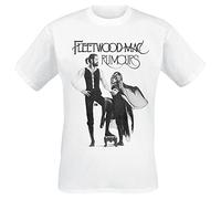 Fleetwood Mac Rumours Homme T-Shirt Manches Courtes Blanc L, 100% Coton, Regular/Coupe Standard