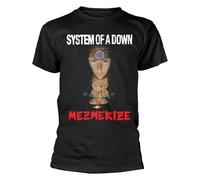 System Of A Down 'Mezmerize' (Noir) T-Shirt - NOUVEAU ET OFFICIEL