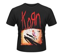 Plastic Head T-Shirt à Manches Courtes Korn Korn pour Homme, Noir, L