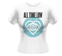 Plastic Head Women's All Time Low Future Hearts GTS Banded Collar Short Sleeve T