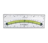 Plastic Inclinometer Slope Angle Ruler Spirit Level Bubble for RV Home Improvement 0-20 Degree Length 120mm