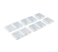 Plastic pour battery Case 4xAA 5xAAA Storage Box 67mm Plastic | Holds 4 AA or 5 AAA cells, prevents accidental shorts, keeps contacts clean, compact 67mm size, white plastic