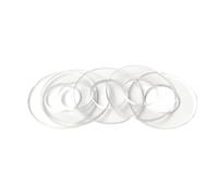 Plastic PVC Polyvinyl Chloride Transparent Gasket Washers M2 M3 M4 M5 M6 M8-M16 (200,M6*16 * 1mm)