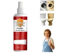 Plastic Renew Yellow-Off Spray Cleaner, Multi Purpose Plastic Yellowing Remover Spray, Plastics Yellowing Restorer Kit, Fast-Acting Formula Restores Discolored White Surfaces (1pcs, 1, 1)